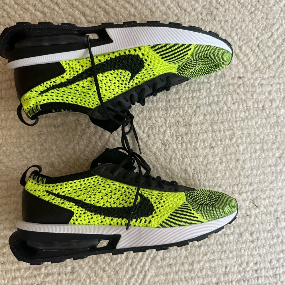 Nike Neon Green and Black Athletic Shoes